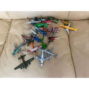 Bundle of 21  DieCast Airplane Helicopter Jet Planes Military Aircraft